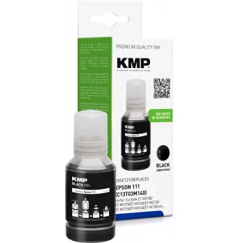 KMP 1649,1001 inktfles compatibel met Epson 111 (T03M140), zwart