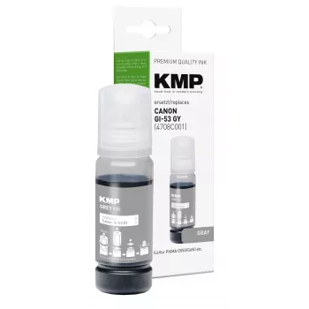 KMP grijze inktfles compatibel met Canon GI-53GY (1583,0041)