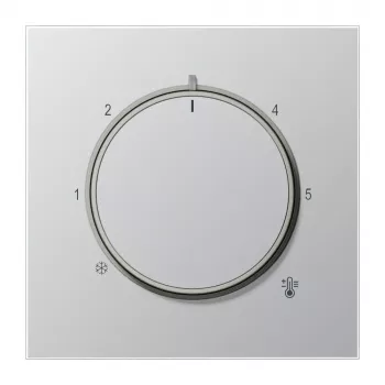 JUNG AL 1749 afdekking voor thermostaat, serie LS, aluminium