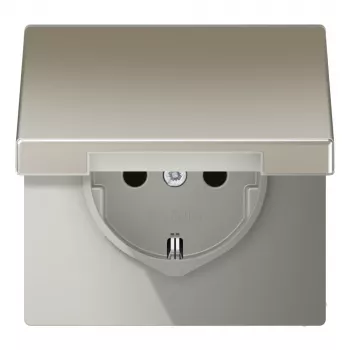 JUNG ES1521KL SCHUKO-stopcontact met klapdeksel