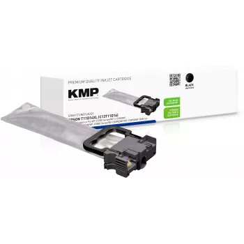 KMP PRINTTECHNIK compatibele zwarte inktcartridge voor Epson T11D1 XL (hoge capaciteit, 1100 pagina's) 1664,4001