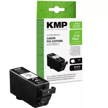 KMP compatibele zwarte inktcartridge voor Canon PGI-525 PGBK (4529B001) 1513,4001