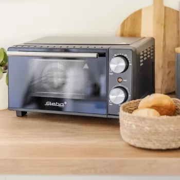 Steba KB M 9 mini-oven 9 L 800 W zwart/zilver 04.69.00