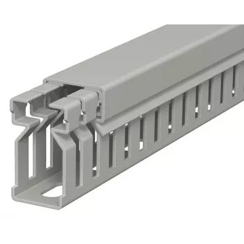 OBO BETTERMANN 6178003 kabelgoot 2000x15x30 mm grijs PVC gesleufd