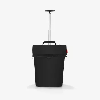 Reisenthel trolley M boodschappentrolley tas 43L zwart polyester 2 wielen NT7003