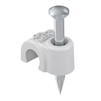 OBO BETTERMANN 2020 50 LGR iso-nagelclip 20mm L50 PP lichtgrijs RAL7035 2228416