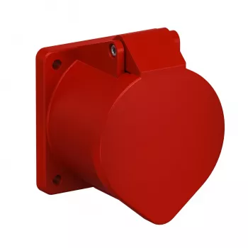 OBO Bettermann 6109876 CEE-opbouwstopcontact 3P+N+PE, 400 V, 32 A, 60 mm bevestigingsrail