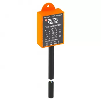 OBO Bettermann ÜSM-20-230I1PE65 overspanningsbeveiligingsmodule voor led-armaturen, 1-fasig (5092433)