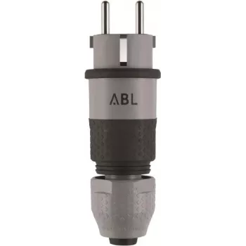 ABL 100000070 Professional 1530 SCHUKO- en Frans/Belgische stekker, Elamid 2K, IP54, grijs/zwart