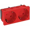 OBO Bettermann Vertr stopcontact 33°, 2-voudig Schuko STD-D3S SRO2 6120109