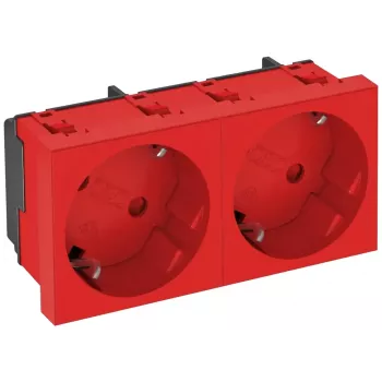 OBO Bettermann Vertr stopcontact 33°, 2-voudig Schuko STD-D3S SRO2 6120109