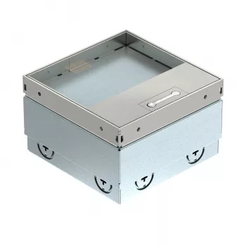OBO Bettermann UDHOME2 bodembox 140x140x110 RVS/zwart 7368353