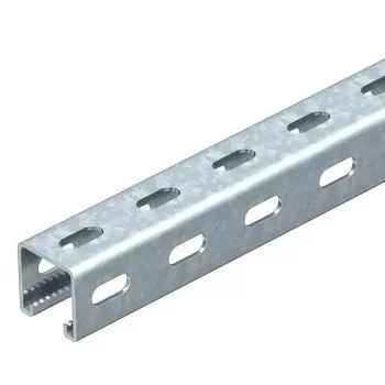 OBO Bettermann MS4141PP03 C-profielrail met zijperforatie, 41x41 mm, 3000 mm, thermisch verzinkt staal 1122500