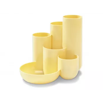 HAN CAMPUS bureau-organizer, 6 vakken, polystyreen, pastelgeel 17480-815