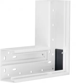 HAGER BR6510059016 vlakke hoek verkeerswit 100x65 mm