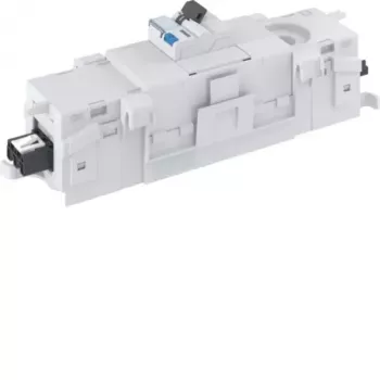 Hager GKEV03SET12 mini-verdeelkast voor OT80 borstweringkanaal, 1-rijig, 12 modules, met 1x ADA516D RCBO 16A 30mA type A