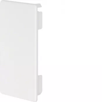 HAGER eindstuk halogeenvrij voor FB 60x110mm kabelgoot verkeerswit FB6011069016