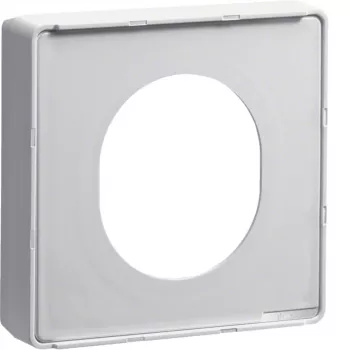 HAGER G33759016 afdekplaat voor CEE-stopcontact, DA200 systeem, zuiverwit