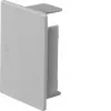 HAGER LF4006067035 eindstuk, halogeenvrij, lichtgrijs, 60x60 mm