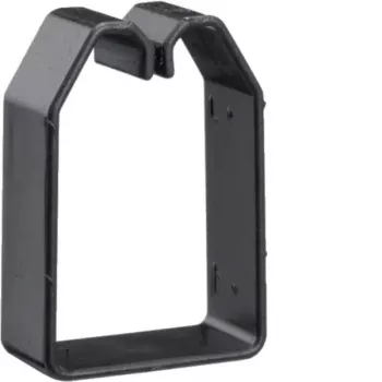 Hager BA6 Draadhoudclip voor bedradingskanaal 60x40 mm, PVC, zwart, 50 stuks (B600403)