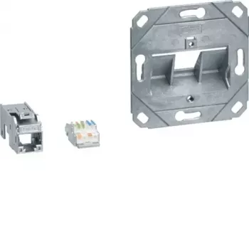 Hager GMKSRJ45C6A1 Cat.6A afgeschermde RJ45 Keystone-module