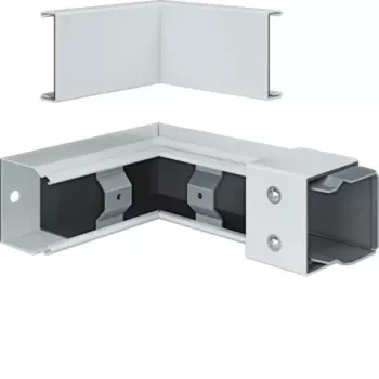 Hager FWK-Plus binnenhoek 60x60 mm wit poedergecoat FWKP6006049016