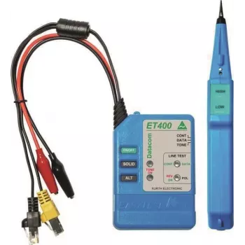 Kurth IT EasyTest en Probe netwerkkabel-tester set (blauw) 0.49563