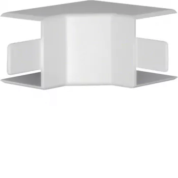 Hager LF3003049016 Binnenhoek voor kanaal LF 30x30 mm, halogeenvrij PC/ABS, verkeerswit