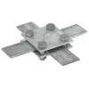 DEHN 318033 kruisverbinder voor vlakke leider 30x3-4mm, thermisch verzinkt staal