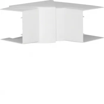 Hager LFF6006049016 binnenhoek verkeerswit voor 60x60mm kabelgoot