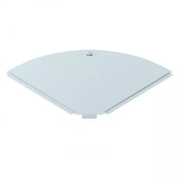 OBO BETTERMANN RBD 90 300 DD afdekking voor 90° bocht, 300mm breed, staal, bandverzinkt 6036956
