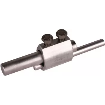 DEHN scheidingsstuk voor ronde leider Rd 16, 8-10 mm, aluminium - 450001