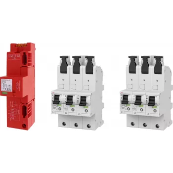 DEHN SET 2 DSH ZP B2 LSG 909656 overspanningsbeveiligingsset, TT + 2x DSHU