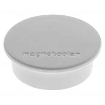 Magnetoplan Discofix ronde magneet, grijs, massieve ferrietkern, 2,2 kg hechtkracht (1662001)