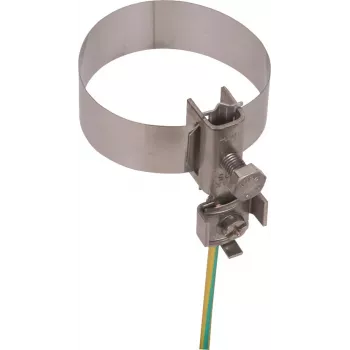 DEHN 540911 aardingsband-pijpklem voor buizen 26,9-114,3 mm, roestvrij staal V2A