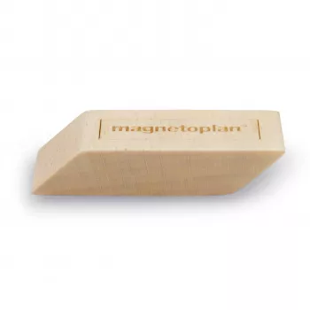 Magnetoplan magneet design hout magneten rechthoekig berk 60 x 20 x 13 mm, 4 stuks 1665249
