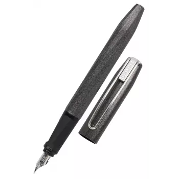ONLINE schrijfgereedschap Slope Metallic vulpen – zwart, middelste pen 26133/3D