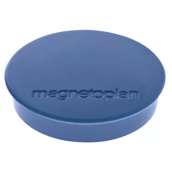 MAGNETOPLAN HOLTZ Discofix ronde magneet standaard, donkerblauw, volkern-ferriet, 0,7 kg hechtkracht, 10 stuks (1664214)