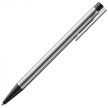LAMY Logo balpen matzwart edelstaal met zwarte M16 vulling 1203800