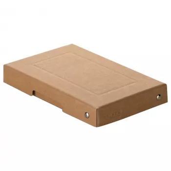 FALKEN PURE opbergbox 310 bladen naturelbruin 12,0 x 18,5 x 2,5 cm, 1 stk. 22001824000F