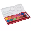 LAMY aquaplus plakkaatverfdoos, 12 heldere kleuren, rode etui 1222609