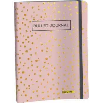 ONLINE Bullet Journal Spotlights Rose A5 stippenraster softcover meerkleurig 70042