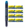 ONLINE combi inktpatronen voor vulpennen blauw 40-pack (70049)