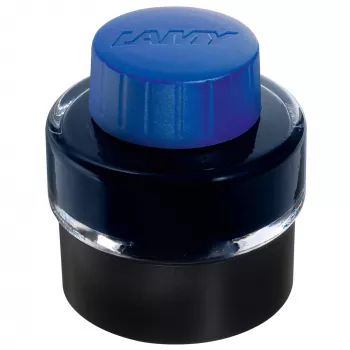 LAMY T51 inktpot 30 ml blauw met inktreservoir en standaard 1208927
