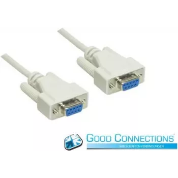 Good Connections 4609-FF2 seriële kabel, 9-polig bus naar bus 1:1, 1,8 m