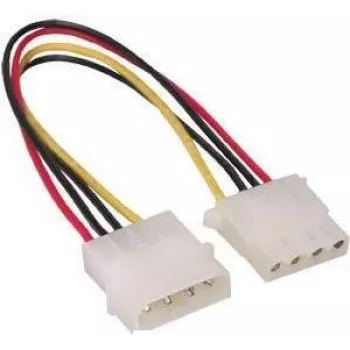 GoodConnections 5,25 inch 4-pins Molex stroomverlengkabel, intern, 20cm (5021-4VL)