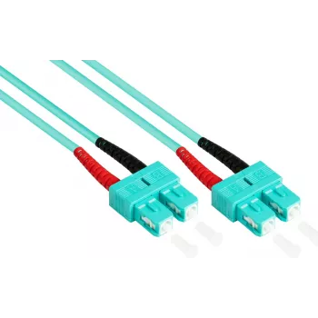 GoodConnections LW-810SC3 OM3 Duplex multimode glasvezel patchkabel, SC/SC, 50/125, 10 m