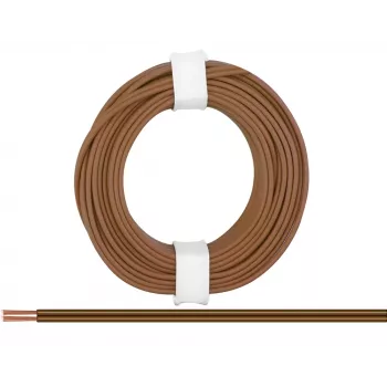 Donau Elektronik 218-88 litze 2 x 0,14 mm² bruin 5 m