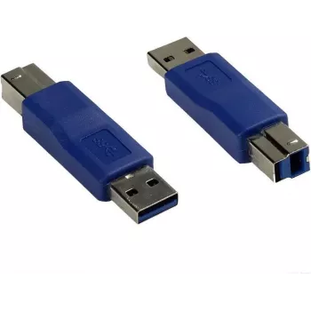 GoodConnections Alcasa USB-AD34 USB-A-naar-USB-B-adapter, blauw