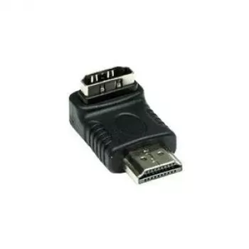 Good Connections HDMI adapter 19-pin stekker naar bus, naar beneden afgeschuind, zwart (HDMI-FMWU)